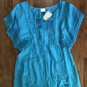 NWT Anthropologie Blue Stone Harbor Dress Sz 12